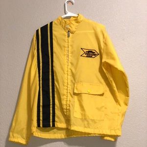 VINTAGE “Yellow Cab” windbreaker MEDIUM